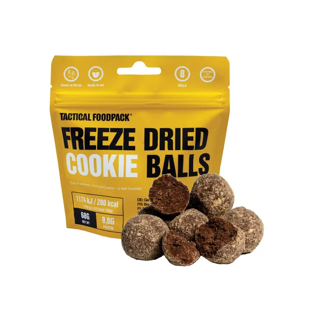 TACTICAL FOODPACK Liofilizowane ciasteczka – przekąska – 68 g