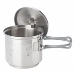 ESBIT Solid Fuel Cookset Stainless Steel 585 ml - Zestaw do gotowania na paliwo stałe ze stali nierdzewnej