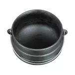 MFH Garnek / kociołek żeliwny z pokrywką 7 l  - na ognisko - 2