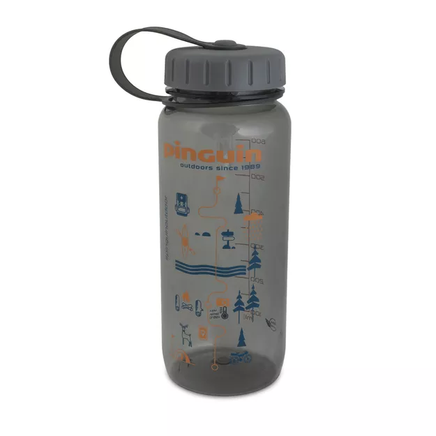 PINGUIN Tritan Slim Bottle - butelka na wodę / bidon 650 ml - grey