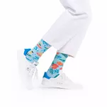 MANY MORNINGS - Aloha Vibes - bawełniane kolorowe skarpetki - kwiaty - 2