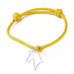 KOŃ Bransoletka ze srebrną zawieszką na sznurku - różne kolory - 4