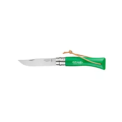 OPINEL Colorama Green N°07 - składany nóż z rzemykiem