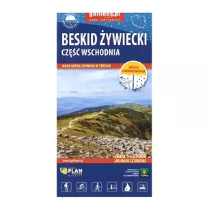 GALILEOS Mapa turystyczna - Beskid Żywiecki część wschodnia - laminowana