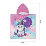 NILS AQUA NAR20 Ręcznik kąpielowy dla dzieci ponczo - unicorn - jednorożec - 3