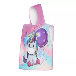 NILS AQUA NAR20 Ręcznik kąpielowy dla dzieci ponczo - unicorn - jednorożec