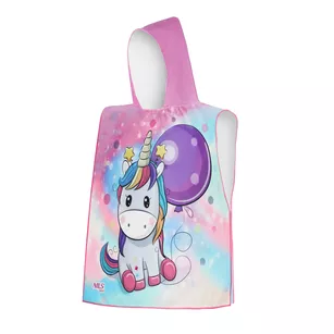 NILS AQUA NAR20 Ręcznik kąpielowy dla dzieci ponczo - unicorn - jednorożec
