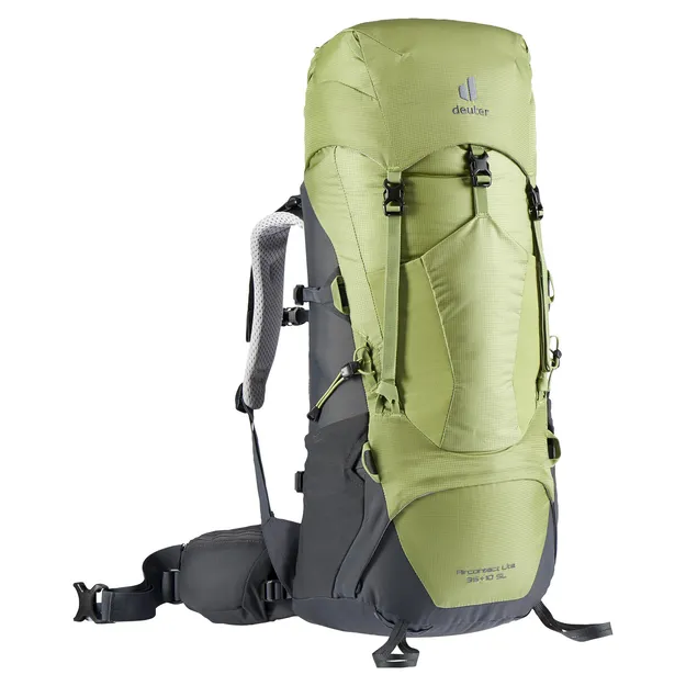 DEUTER Aircontact Lite 35+10 SL pistachio-graphite - Plecak turystyczny damski lekki