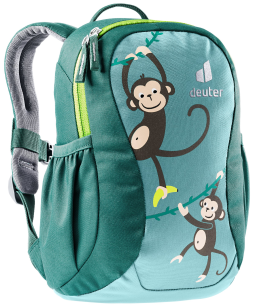DEUTER Pico dustblue-alpinegreen - Plecak dziecięcy dla dzieci do szkoły i na wycieczkę