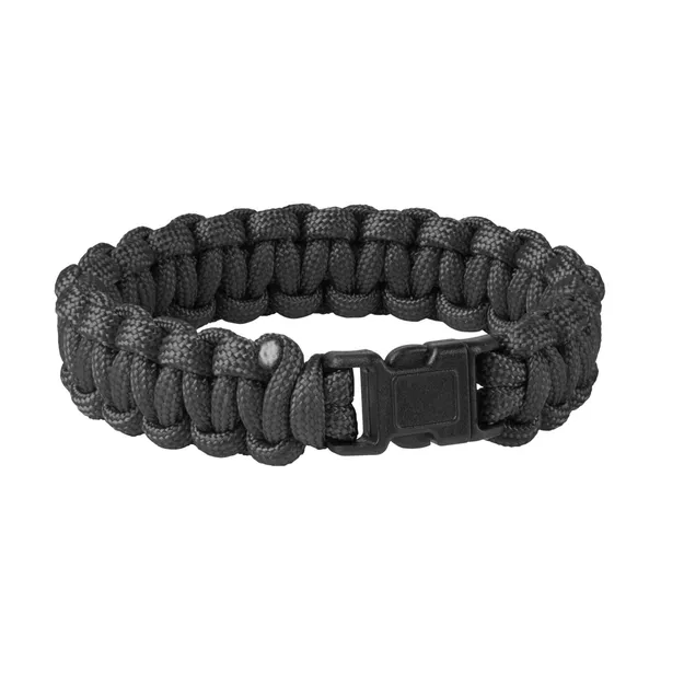 HELIKON-TEX - Bransoletka survivalowa z paracordu - czarna