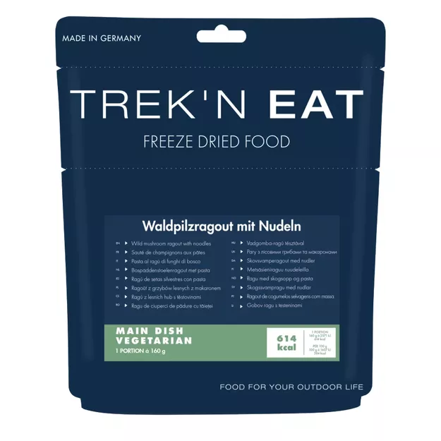 TREK'N EAT Ragout Sojowe z makaronem i grzybami 160 g (680 g) - Żywność liofilizowana