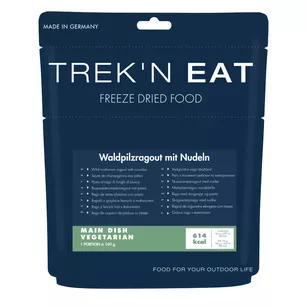 TREK'N EAT Ragout Sojowe z makaronem i grzybami 160 g (680 g) - Żywność liofilizowana