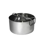 Menażka stalowa 3-elementowa - menażka dla zucha - turystyczna i wojskowa - 3