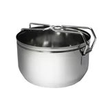 Menażka stalowa 3-elementowa - menażka dla zucha - turystyczna i wojskowa - 2