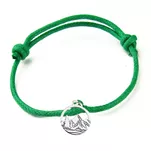 GÓRY I LAS Bransoletka turystyczna ze srebrną zawieszką na sznurku - różne kolory - 6