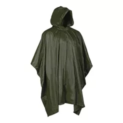 MIL-TEC poncho / ponczo winylowe przeciwdeszczowe - zielone