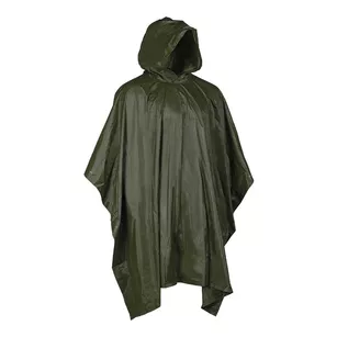 MIL-TEC poncho / ponczo winylowe przeciwdeszczowe - zielone