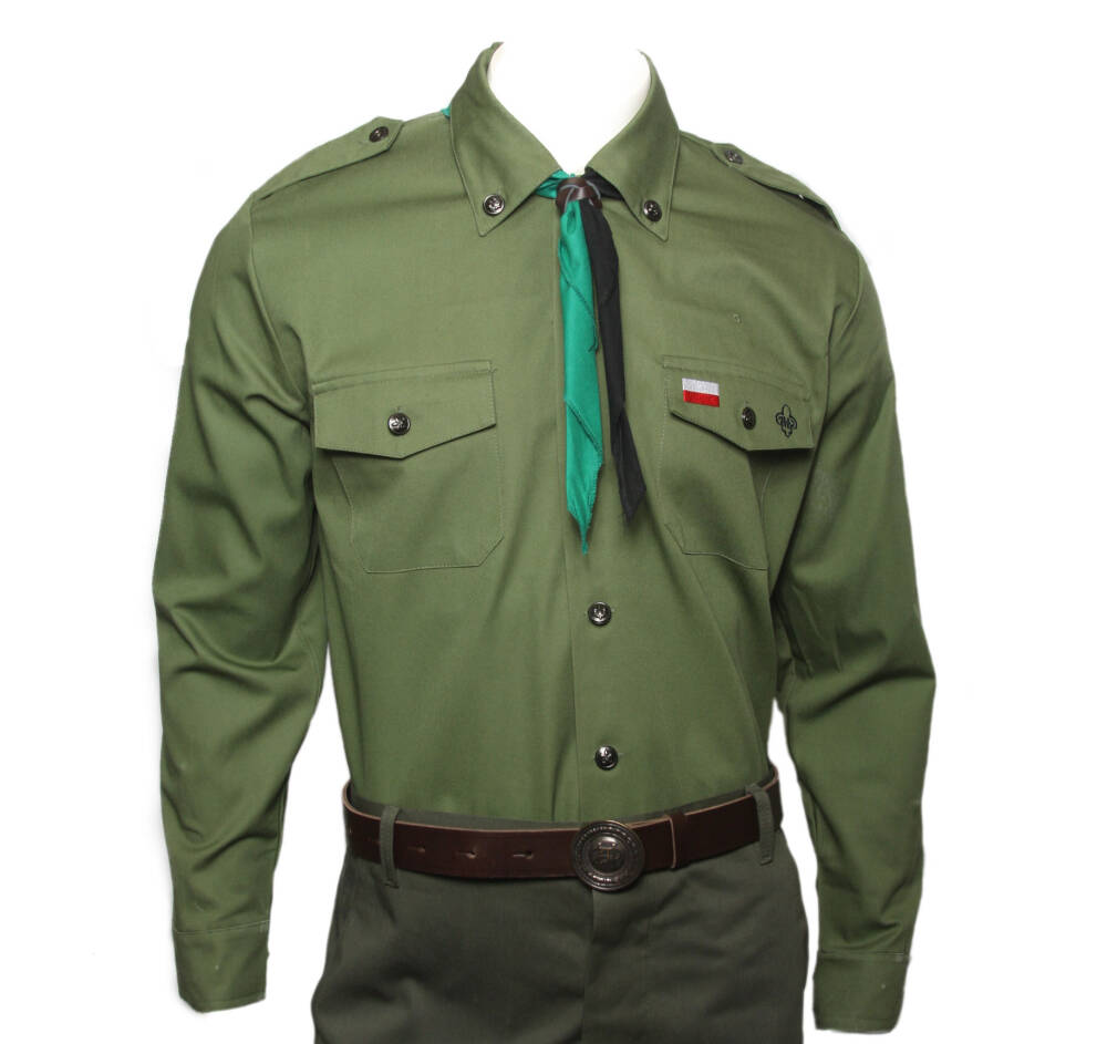 Mundur harcerski ZHP strój dla harcerza - koszula mundurowa męska