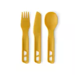 SEA TO SUMMIT Zestaw sztućców turystycznych 3 elementy - Passage Cutlery Set - Yellow
