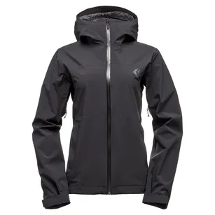 BLACK DIAMOND damska kurtka przeciwdeszczowa - Stormline Stretch Rain Shell - black