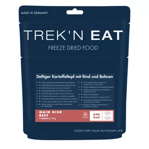 TREK'N EAT Ziemniaki z wołowiną i zieloną fasolą 170 g (720 g) - Żywność liofilizowana