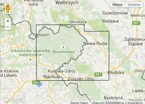 Mapa ExpressMap GÓRY STOŁOWE Laminowana - 2