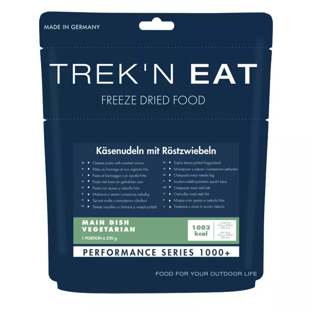 TREK'N EAT - Performance series - Kurczak w sosie śmietanowym z warzywami i ryżem 240 g (960 g) - Żywność Liofilizowana