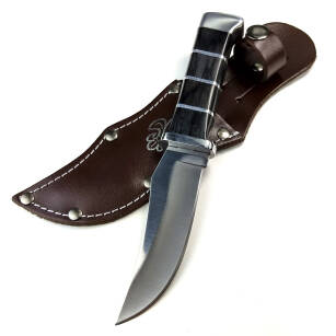 Finka Harcerska Columbia - nóż dla harcerza - brązowa pochewka