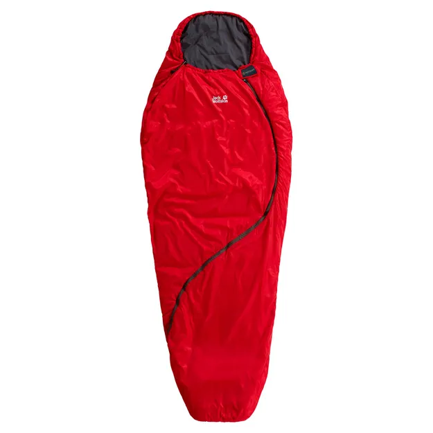 Śpiwór Jack Wolfskin SMOOZIP +3 red fire wersja damska