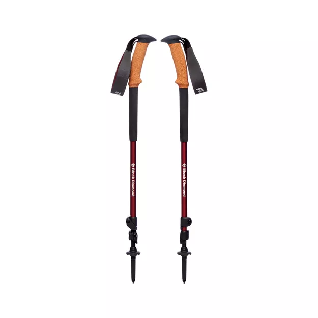 BLACK DIAMOND Trail Ergo Cork Women - Cherrywood - Kijki trekkingowe damskie