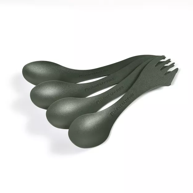 LIGHT MY FIRE Niezbędnik Spork Original BIO - 4-pack - sagegreen