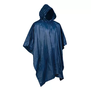 MIL-TEC poncho / ponczo winylowe przeciwdeszczowe - granatowe