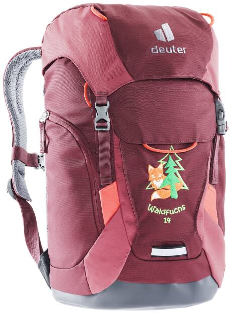 DEUTER Waldfuchs 14L maron-cardinal Plecak dziecięcy dla małych turystów