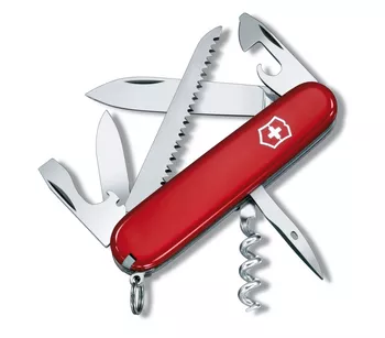VICTORINOX 1.3613 Camper - czerwony - scyzoryk dla turysty i harcerza