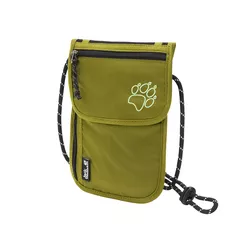 JACK WOLFSKIN Organizer - Khaki green - Saszetka podróżna na szyję