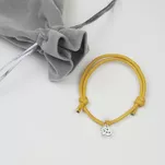 RĘKAWICZKA Bransoletka świąteczna ze srebrną zawieszką na sznurku - różne kolory - 3