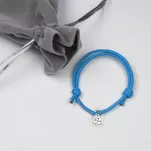 RĘKAWICZKA Bransoletka świąteczna ze srebrną zawieszką na sznurku - różne kolory - 6