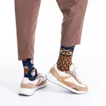 MANY MORNINGS - Owly Moly - bawełniane kolorowe skarpetki - sowy - 2