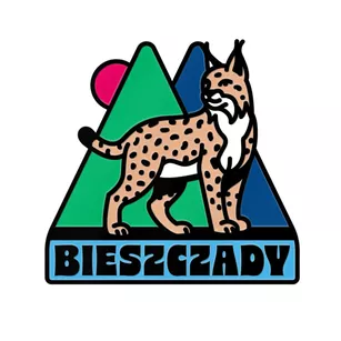 Pin metalowy turystyczny RYŚ BIESZCZADY - PINSTORY