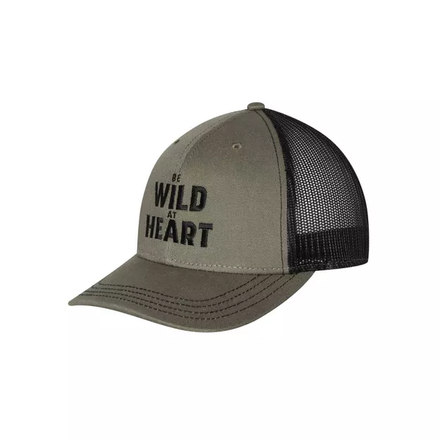 FJORD NANSEN Trucker Cap - olive/black - czapka z daszkiem siatkowa