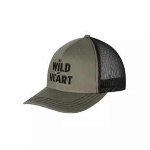 FJORD NANSEN Trucker Cap - olive/black - czapka z daszkiem siatkowa