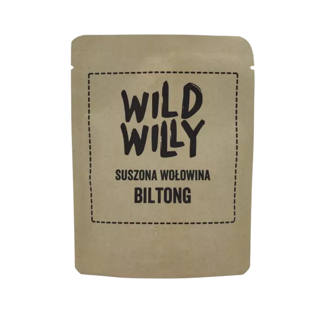 WILD WILLY Biltong Classic 40 g - suszona wołowina z RPA