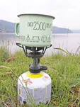 Kubek metalowy emaliowany 400ml Namioty - Over 2500 yrs of wild camping