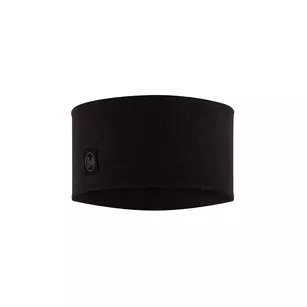 BUFF Opaska na głowę Merino Wide Headband - Solid Black