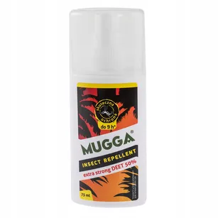 MUGGA Extra Strong 50% - 75 ml - spray na komary i kleszcze