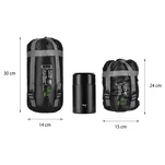 NILS NC1705 Ultra Light - lekki śpiwór letni / do schroniska - czarno-zielony - 4