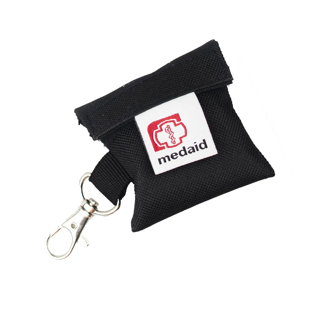 MEDAID Mini apteczka kieszonkowa brelok ratunkowy z wyposażeniem - czarna