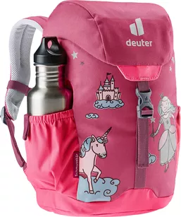 DEUTER Schmusebär - plecak dziecięcy / dla dzieci do szkoły i na wycieczkę - ruby-hotpink