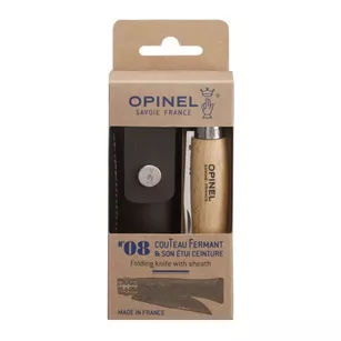 OPINEL Zestaw nóż turystyczny N°08 + etui Opinel Alpine