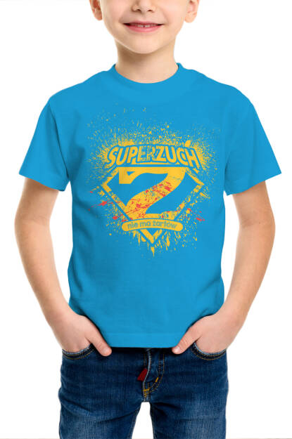 Niebieska koszulka Super Zuch - dziecięca